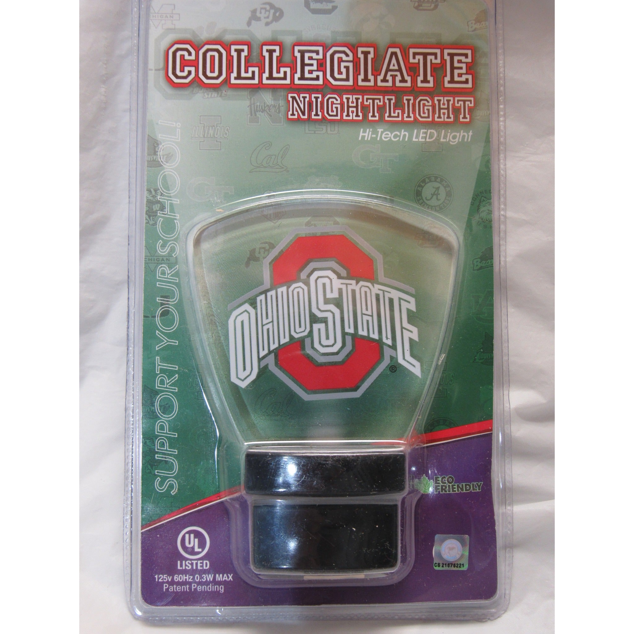 NCAA Hi-Tech LED Night Light Made by Authentic Street Signs
