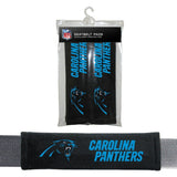 NFL Carolina Panthers Velour Seat Belt Pads 2 Pack by Fremont Die