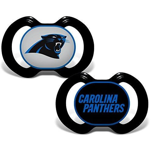 NFL Pacifiers Set of 2 Images Color Shield on Card by baby fanatic