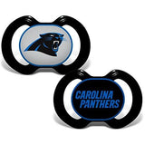 NFL Pacifiers Set of 2 Images Color Shield on Card by baby fanatic