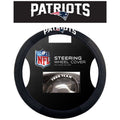 NFL New England Patriots Poly-Suede on Mesh Steering Wheel Cover by Fremont Die
