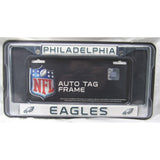 NFL Philadelphia Eagles Chrome License Plate Frame Thin Letters