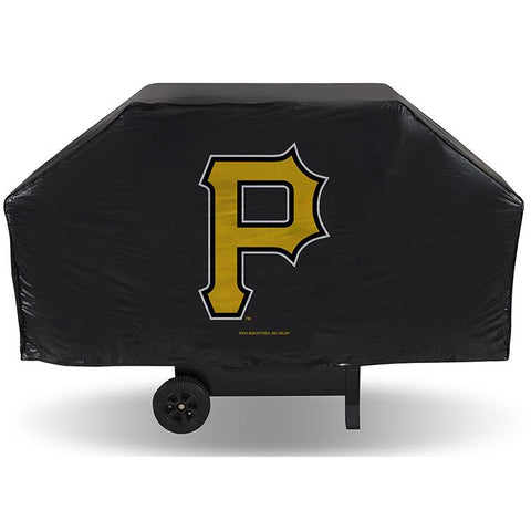 MLB Pittsburgh Pirates 68 Inch Vinyl Economy Gas / Charcoal Grill Cover