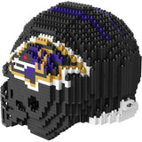NFL Baltimore Ravens Helmet Shaped BRXLZ 3-D Puzzle 1454 Pieces
