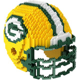 NFL Green Bay Packers Helmet Shaped BRXLZ 3-D Puzzle 1327 Pieces