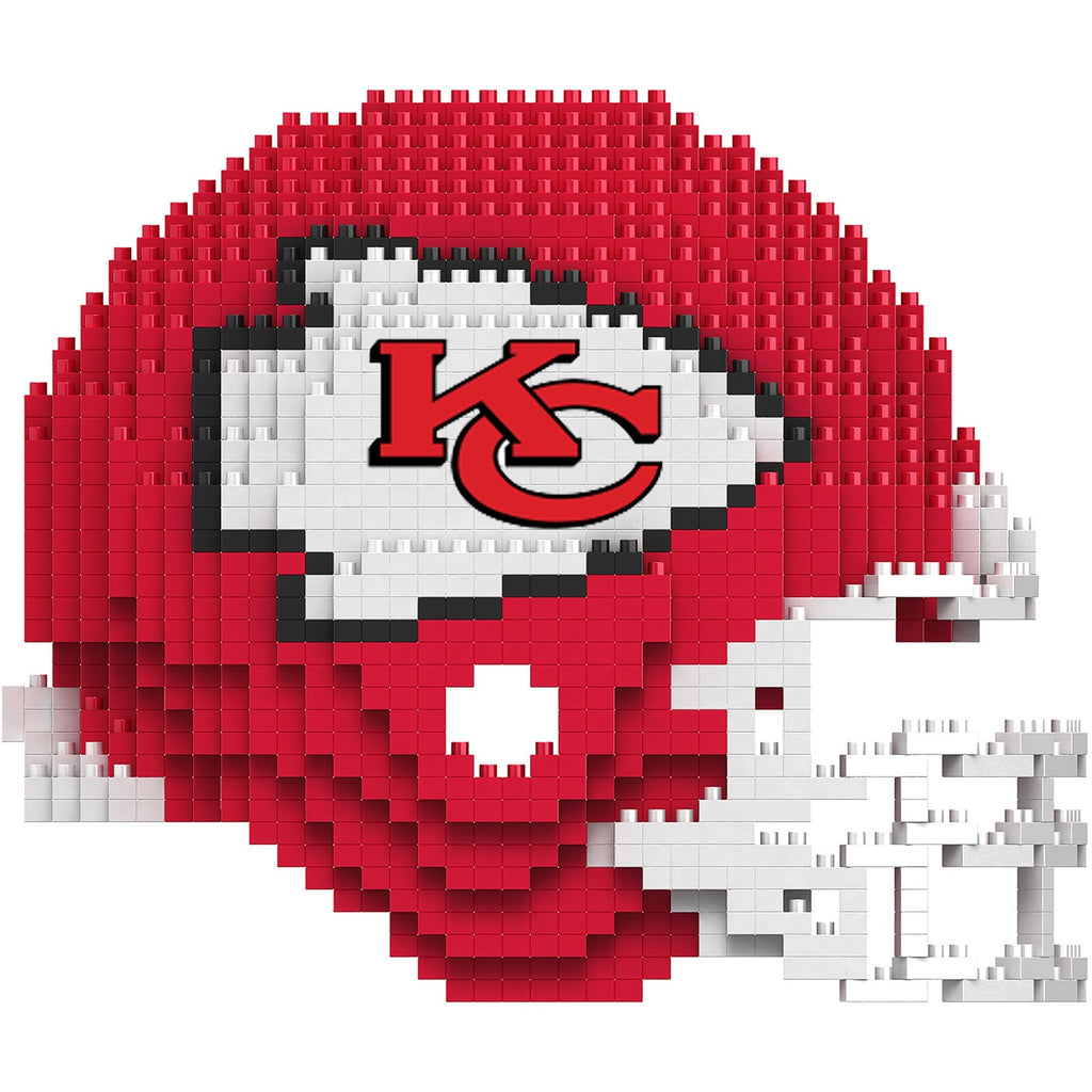 NFL Kansas City Chiefs Helmet Shaped BRXLZ 3-D Puzzle 1326 Pieces