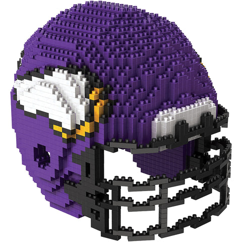 NFL Minnesota Vikings Helmet Shaped BRXLZ 3-D Puzzle 1366 Pieces