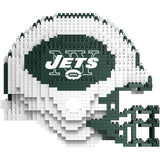 NFL New York Jets Helmet Shaped BRXLZ 3-D Puzzle 1379 Pieces