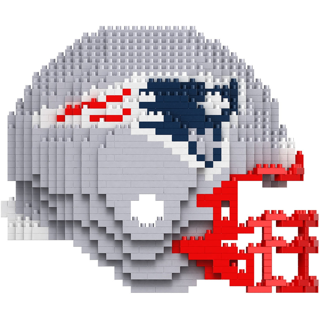 NFL New England Patriots Helmet Shaped BRXLZ 3-D Puzzle 1328 Pieces