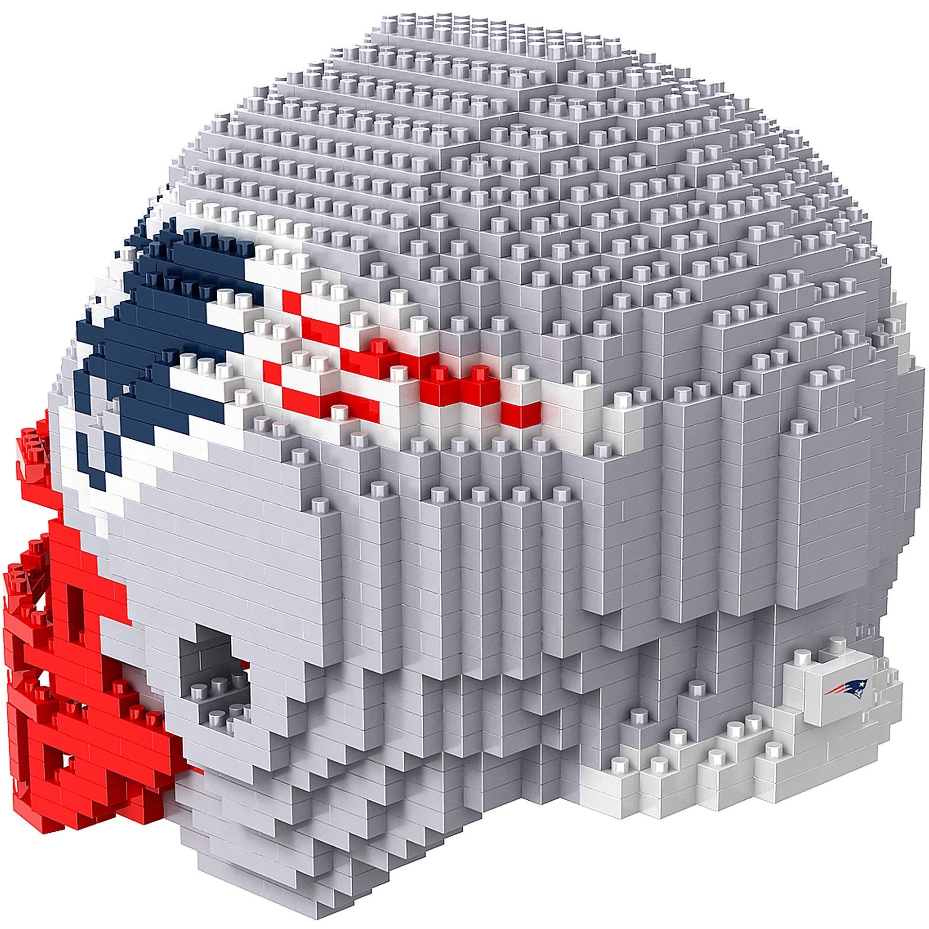 NFL New England Patriots Helmet Shaped BRXLZ 3-D Puzzle 1328 Pieces