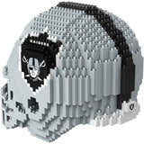 NFL Oakland Raiders Helmet Shaped BRXLZ 3-D Puzzle 1392 Pieces