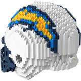 NFL Los Angeles Chargers Helmet Shaped BRXLZ 3-D Puzzle 1528 Pieces