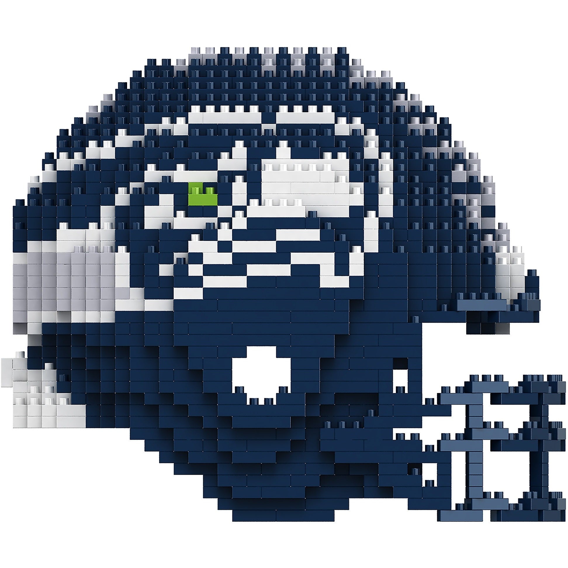 NFL Seattle Seahawks Helmet Shaped BRXLZ 3-D Puzzle 1630 Pieces