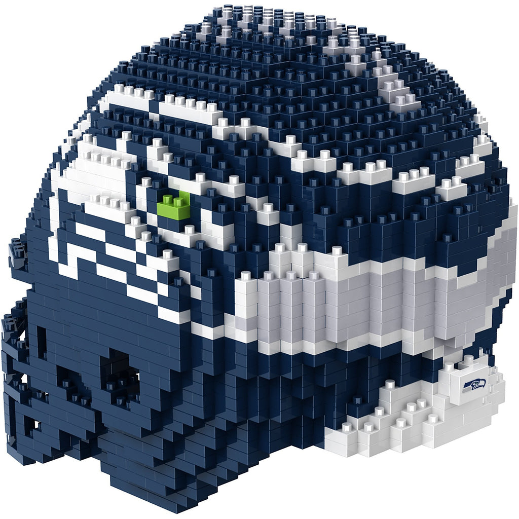 NFL Seattle Seahawks Helmet Shaped BRXLZ 3-D Puzzle 1630 Pieces