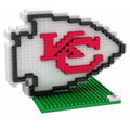 NFL Kansas City Chiefs Team Logo BRXLZ 3-D Puzzle 494 Pieces