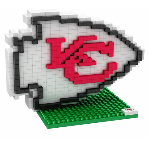 NFL Kansas City Chiefs Team Logo BRXLZ 3-D Puzzle 494 Pieces