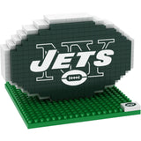 NFL New York Jets Team Logo BRXLZ 3-D Puzzle 255 Pieces