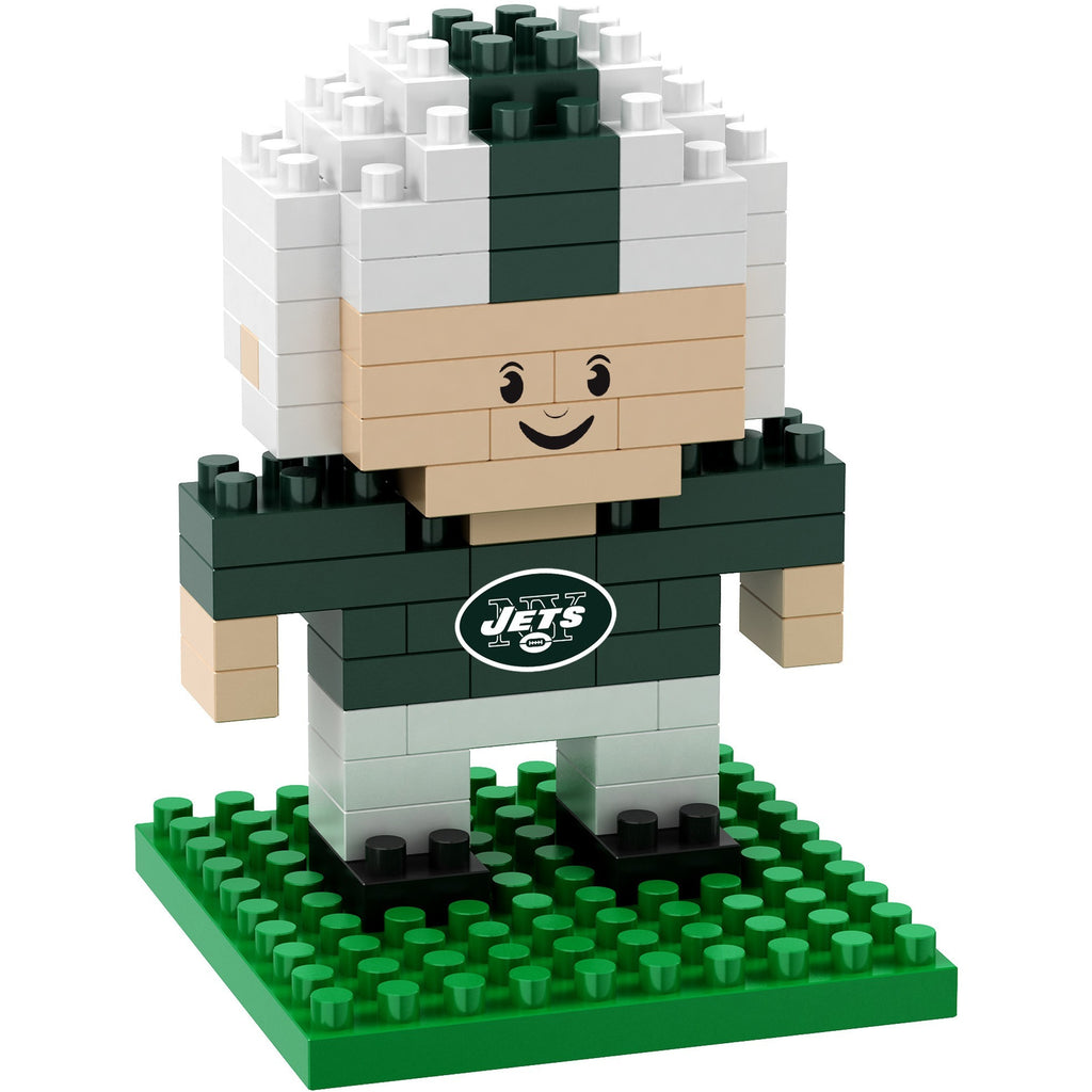 NFL New York Jets Team Player BRXLZ 3-D Puzzle 89 Pieces