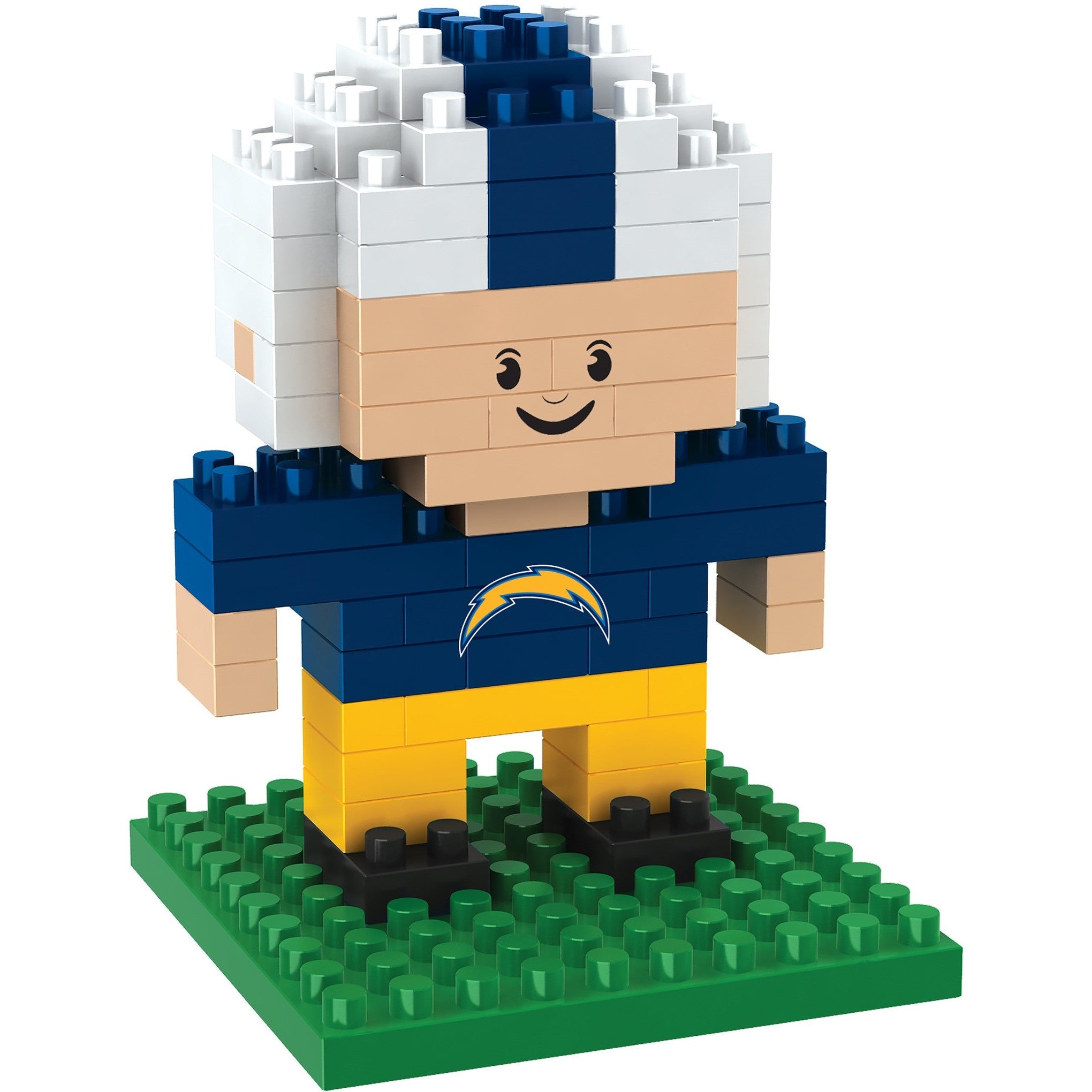 NFL Los Angeles Chargers Team Player BRXLZ 3-D Puzzle 89 Pieces