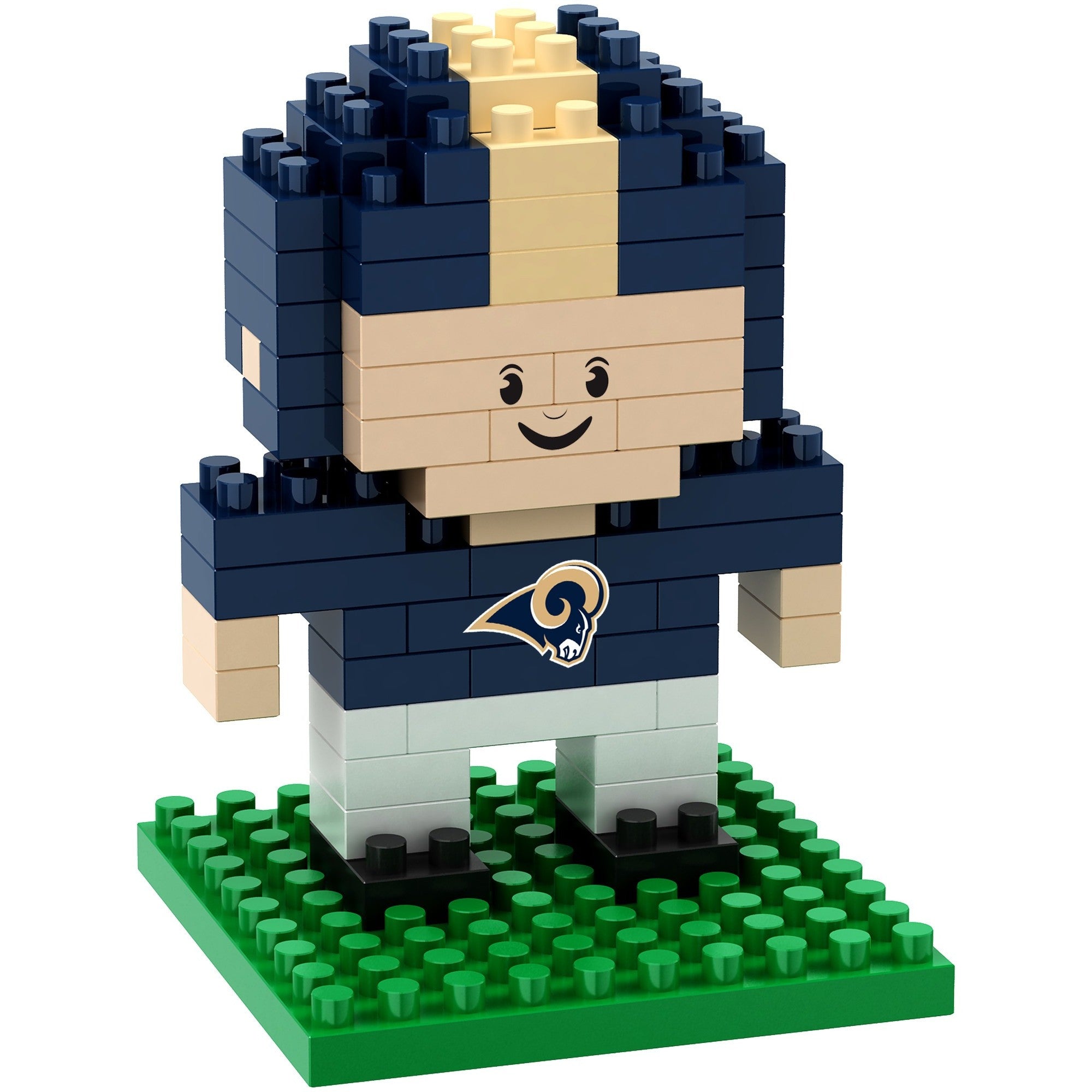 NFL Los Angeles Rams Team Player BRXLZ 3-D Puzzle 89 Pieces