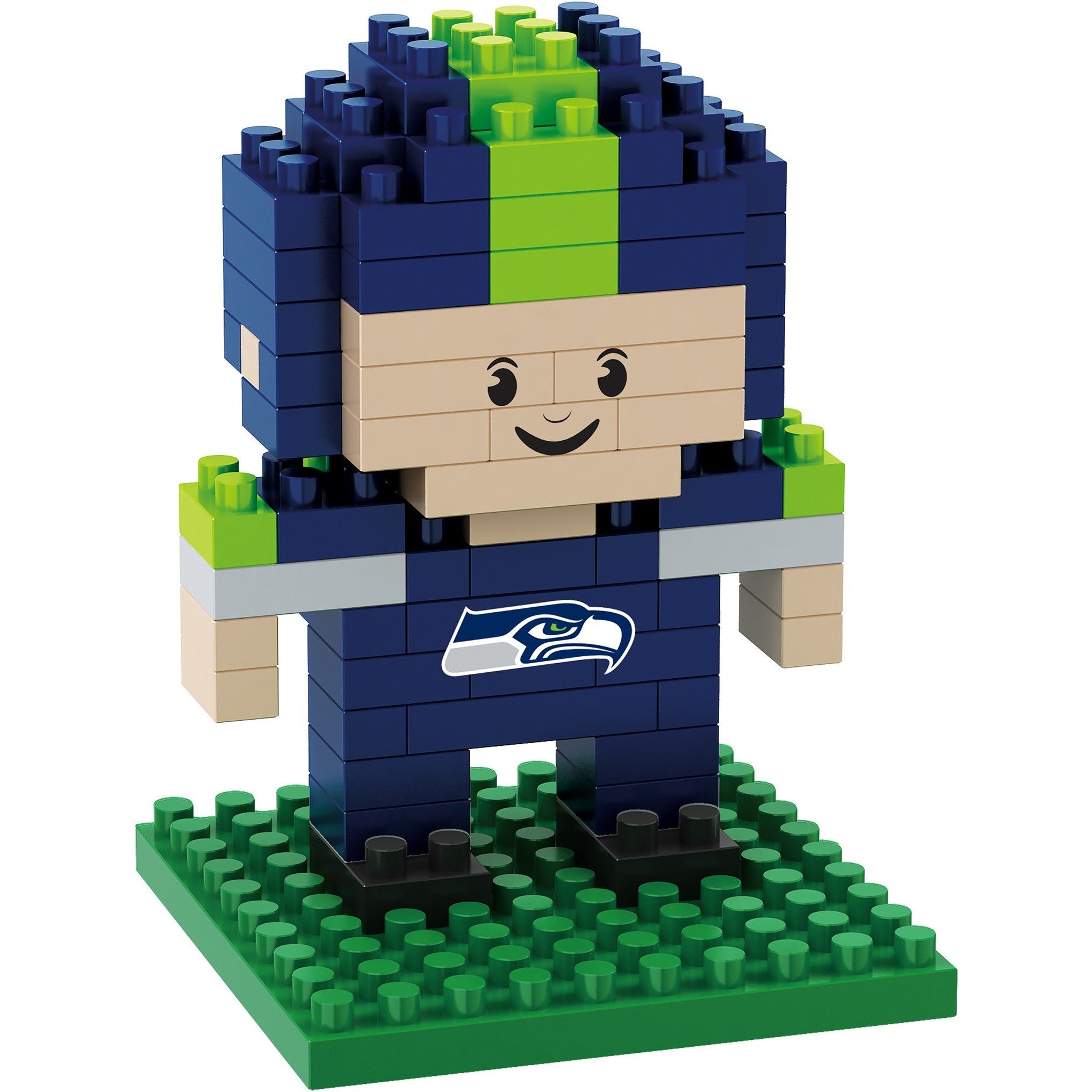 NFL Seattle Seahawks Team Player BRXLZ 3-D Puzzle 93 Pieces