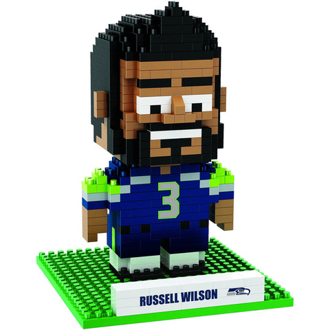 NFL Seattle Seahawks Russell Wilson #3 BRXLZ 3-D Puzzle 407 Pieces