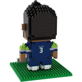NFL Seattle Seahawks Russell Wilson #3 BRXLZ 3-D Puzzle 407 Pieces