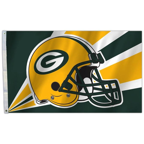 NFL 3' x 5' Team Helmet Flag Green Bay Packers by Fremont Die