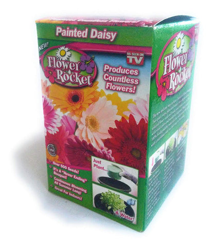 Flower Rocket AS SEEN ON TV Painted Daisy Kit Over 500 Seeds
