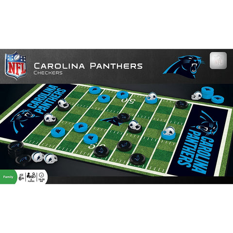 NFL Carolina Panthers Checkers Game by Masterpieces Puzzles Co.