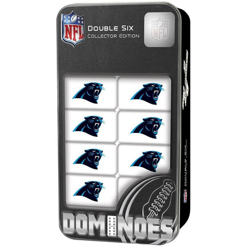 NFL Carolina Panthers White Dominoes Game by Masterpieces Puzzles Co
