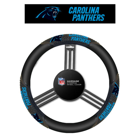 NFL Carolina Panthers Massage Steering Wheel Cover By Fremont Die