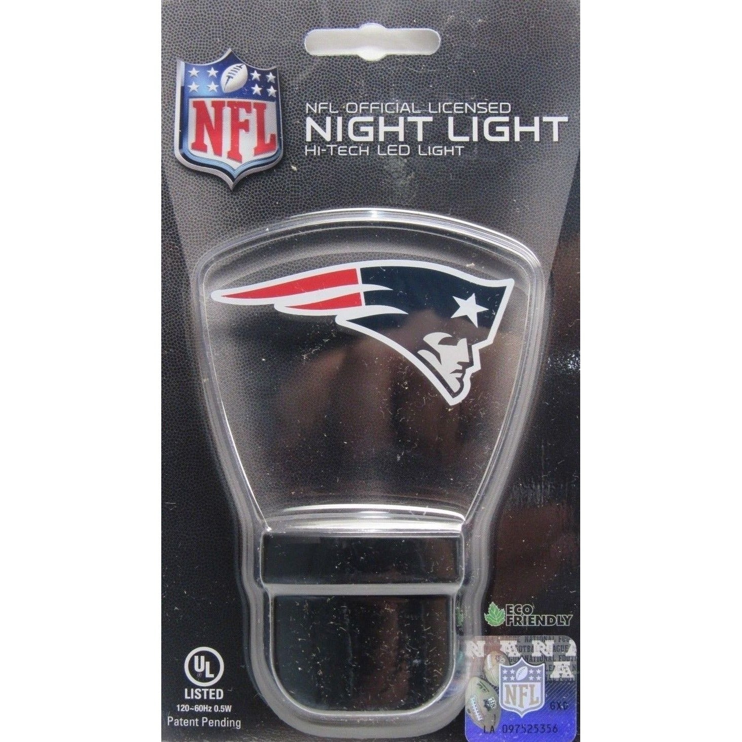 NFL Hi-Tech LED Night Light Made by Authentic Street Signs