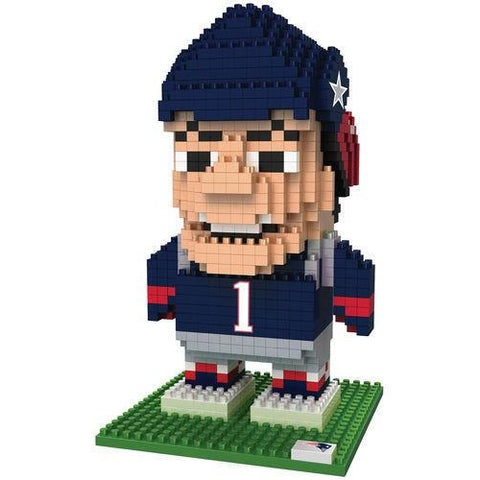 NFL New England Patriots Team Mascot BRXLZ 3-D Puzzle 740 Pieces