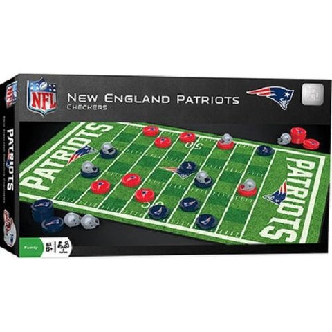 NFL New England Patriots Checkers Game by Masterpieces Puzzles Co.
