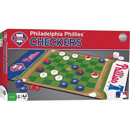 MLB Philadelphia Phillies Checkers Game by Masterpieces Puzzles Co.