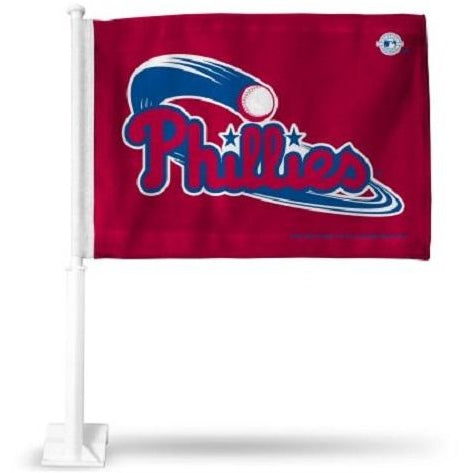 MLB Alt. Logo Philadelphia Phillies Window Car Flag RICO or Fremont Die