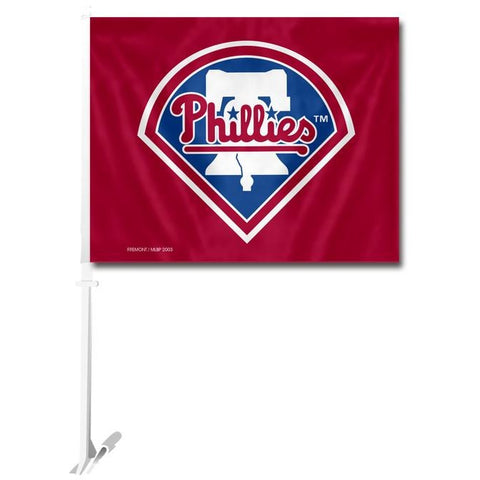 MLB Logo Philadelphia Phillies Window Car Flag RICO or Fremont Die