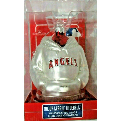 Kurt Adler Los Angeles Angels Glass Hoodie Sweatshirt Ornament 4.5″ x 3.5″ x 2″