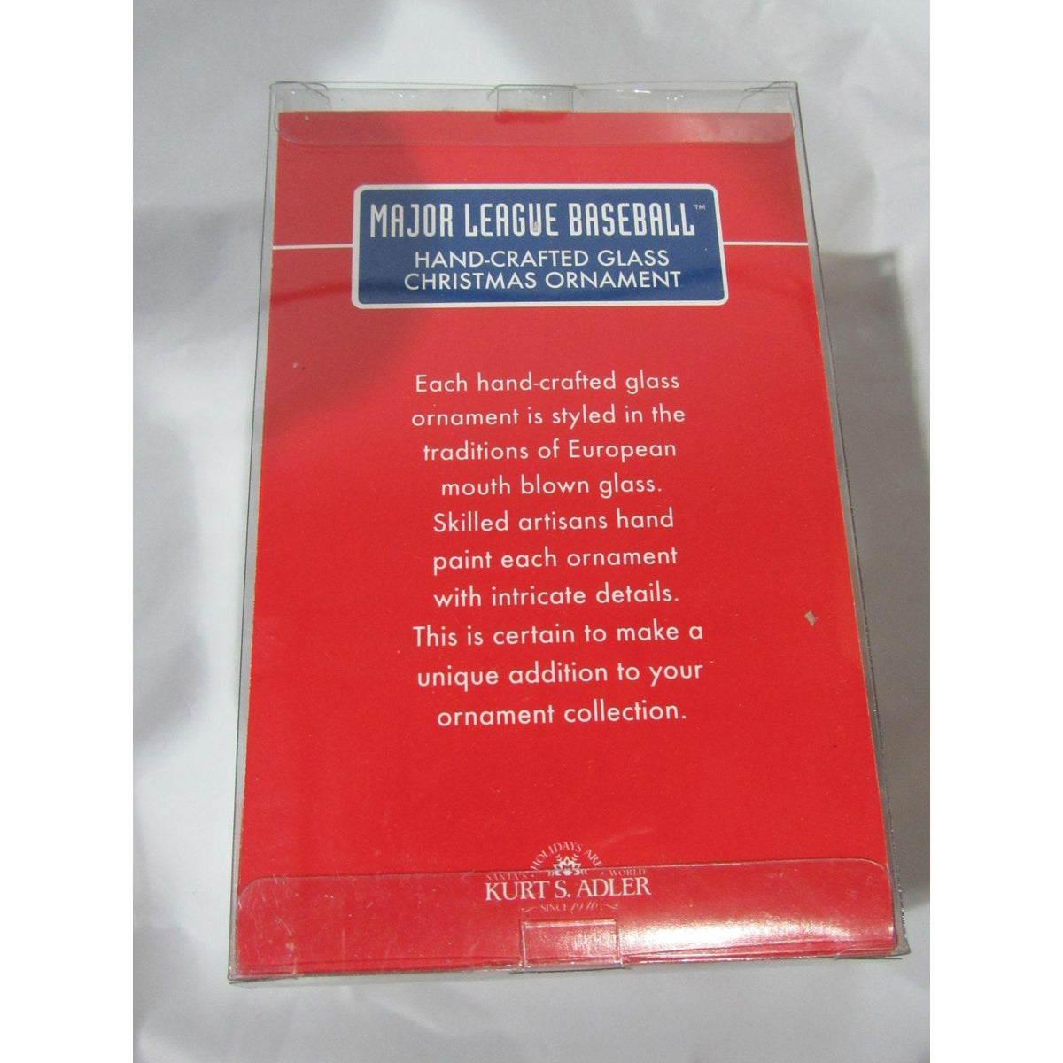 Kurt Adler Los Angeles Angels Glass Hoodie Sweatshirt Ornament 4.5″ x 3.5″ x 2″