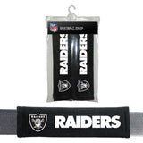 NFL Oakland Raiders Velour Seat Belt Pads 2 Pack by Fremont Die
