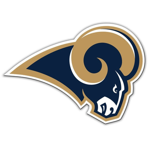 NFL 12 INCH AUTO MAGNET LOS ANGELES RAMS CURRENT LOGO