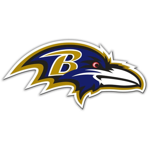 NFL 12 INCH AUTO MAGNET BALTIMORE RAVENS RIGHT FACING LOGO