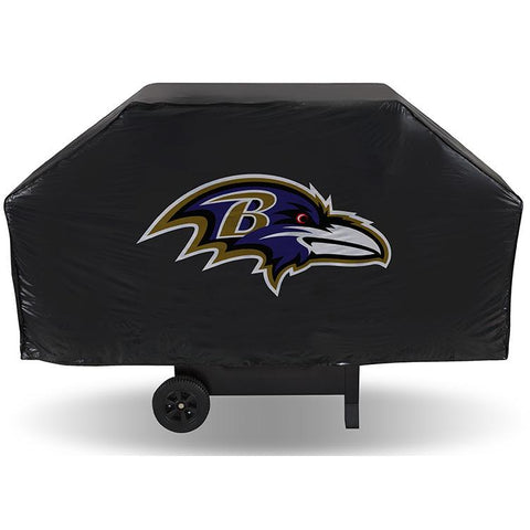 NFL Baltimore Ravens 68 Inch Vinyl Economy Gas / Charcoal Grill Cover