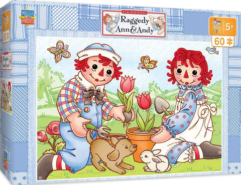 Raggedy Ann & Andy Picnic Friends 60 pc Puzzle 14"X19" Masterpieces #11820