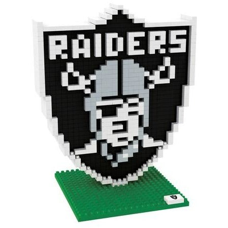 NFL Oakland Raiders Team Logo BRXLZ 3-D Puzzle 833 Pieces