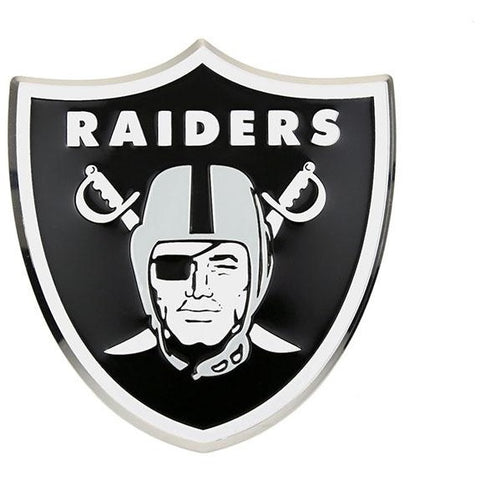 NFL Oakland Raiders 3-D Color Logo Auto Emblem By Team ProMark
