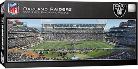 NFL Oakland Raiders Panoramic 1000pc Puzzle by Masterpieces Puzzles