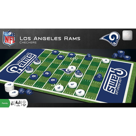 NFL Los Angeles Rams Checkers Game by Masterpieces Puzzles Co.