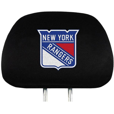 NHL New York Rangers Headrest Cover Embroidered Logo Set of 2 by Team ProMark